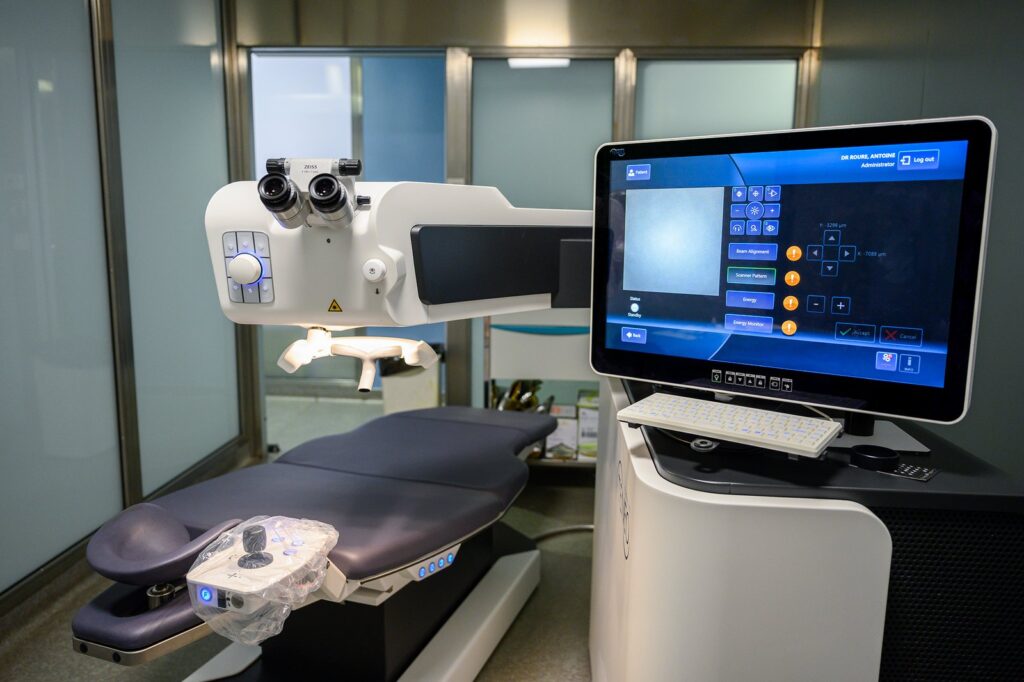 Laser Excimer Teneo utilisé pour la chirurgie réfractive de surface
