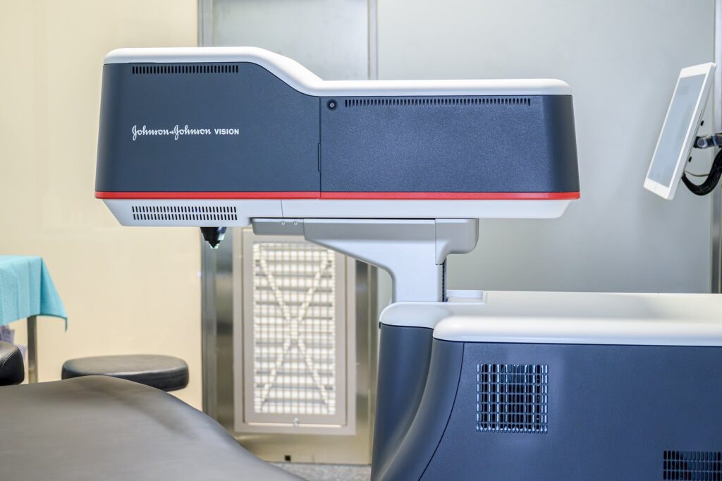 Laser femtoseconde utilisé pour l'extraction du lenticule lors d'un SMILE